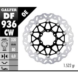 Disco de freno flotante Galfer Wave CW DF936CW