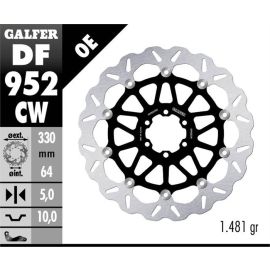 Disco de freno flotante Galfer Wave CW DF952CW