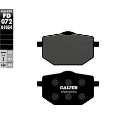 Plaquettes de frein semi-frittées Galfer FD072G1054