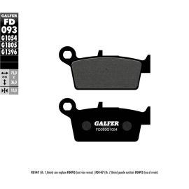 Plaquettes de frein semi-frittées Galfer FD093G1054