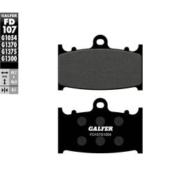 Plaquettes de frein semi-frittées Galfer FD107G1054