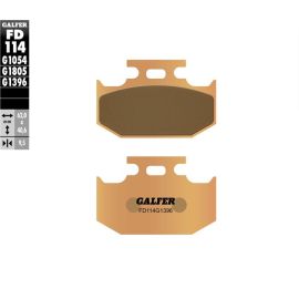 Plaquettes de frein frittées Galfer FD114G1396