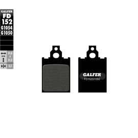 Plaquettes de frein semi-frittées Galfer FD152G1050