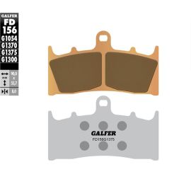 Plaquettes de frein frittées Galfer FD156G1375