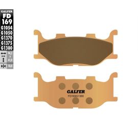 Plaquettes de frein frittées Galfer FD169G1380
