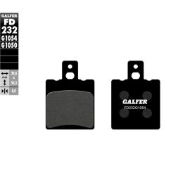Plaquettes de frein semi-frittées Galfer FD232G1054