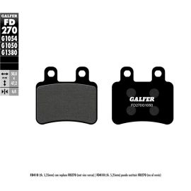 Plaquettes de frein semi-frittées Galfer FD270G1050