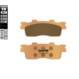 Plaquettes de frein frittées Galfer FD438G1380