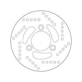 Disco de travão série ORO Brembo Fijo 68B40714