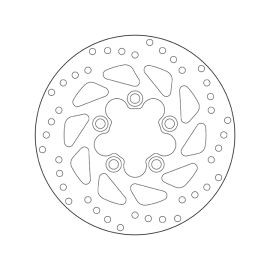 Disco de travão série ORO Brembo Fijo 68B40731