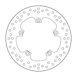 Disco de travão série ORO Brembo Fijo 68B407C2
