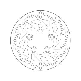 Disco de travão série ORO Brembo Fijo 68B40724