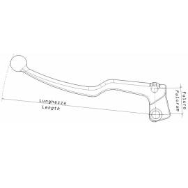 Levier d’embrayage course Domino offset 28mm