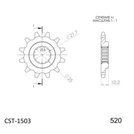Rodas dentadas Supersprox de aço CST-1503.2