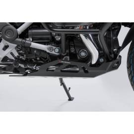 Cubrecárter SW Motech en aluminio negro para BMW R 1250 GS ADVENTURE 18-23