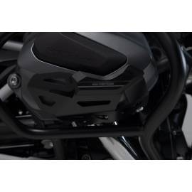 Protection de cylindre Sw Motech en aluminium noir pour BMW R 1250 GS / ADV 18-23 | R 1250 RS / R / RT 18-23