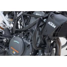 Protecciones laterales de motor Sw Motech en negro pour KTM DUKE 390 21-23