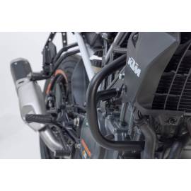 Protecciones laterales de motor Sw Motech en negro pour KTM DUKE 390 21-23