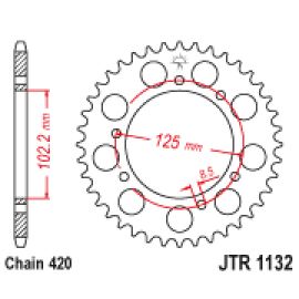 Corona JT Sprockets JTR1132 de acero