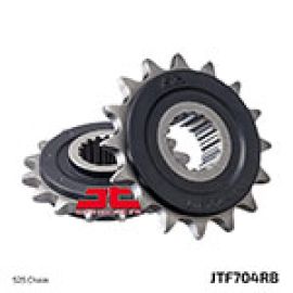 Rodas dentadas com borracha JT Sprockets de aço JTF704RB
