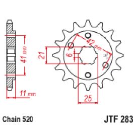 Piñón JT Sprockets de acero JTF283