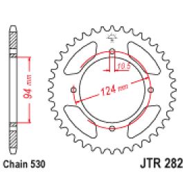 Corona JT Sprockets JTR282 de acero