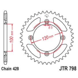 Corona JT Sprockets JTR798 de acero