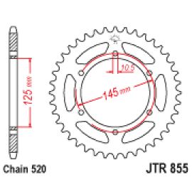 Corona JT Sprockets JTR855 de acero