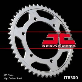 Corona JT Sprockets JTR300ZBK de acero en negro