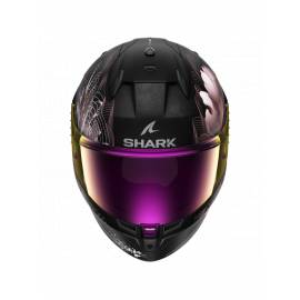 Casque intégral Shark D-SKWAL 3 MAYFER Mat Black Violet Gold