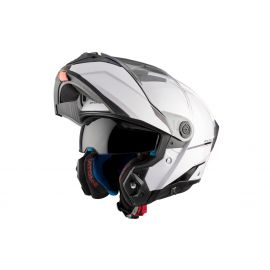Casque modulable MT Helmets Atom 2 SV Blanc brillant