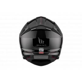 Casco modular MT Helmets Genesis SV Solid A1 Negro Brillo