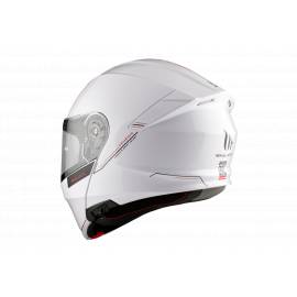 Casque modulable MT Helmets Genesis SV Solid A0 Blanc