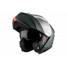Casque modulable MT Helmets Genesis SV Solid A6 Vert matt