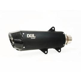 Échappement IXIL V4B non homologué en acier noir pour BMW C 400 X 18-23 | BMW C 400 GT 18-23 | VOGE SR4 350 MAX 2023