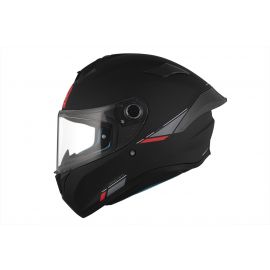 Casque intégral MT Helmets Targo S Solid A1 Noir matt