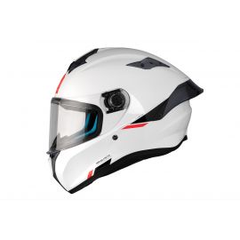 Casco Integral MT Helmets Targo S Solid A0 Blanco Perla Brillo