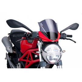 Bulle Puig Touring pour Ducati Monster 696 / 796 / 1100 08-14