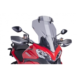 Cúpula ahumada Puig Touring 6505H (Con visera) para moto Ducati Multistrada 1200/S 13-14