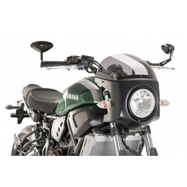 Cúpula Puig Retro 8933 con carcasa negra para moto Yamaha XSR 700 2016>