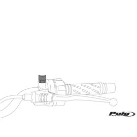 Adaptador retrovisor al pie de carenado Puig 9573N lado izquierdo para Yamaha T-Max 530 12-17