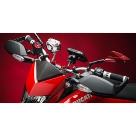 Frontal cubre instrumentos Lightech en fibra de carbono mate para Ducati Hypermotard 821/Hyerstrada 821 13-16
