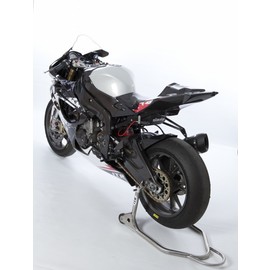 Caballete moto trasero universal regulable ITR fabricado en acero inoxidable