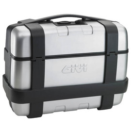 Top case/valise noir Givi Monokey Trekker 33 litres en aluminium anodisé