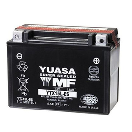 Batería moto Yuasa YTX15L-BS sin mantenimiento